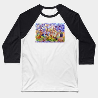 Purple Hues Nowra - Water Colour Baseball T-Shirt